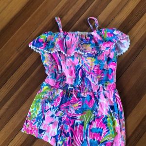 Girls Lilly Pulitzer Romper size large (8-10)